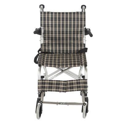 High Quality Medical Portable Foldable Aluminum Manual Wheelchairs for Hospital