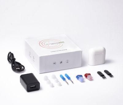 Customized Ditigal Mini Invisible Wireless Resistant Powderful Battery Itc Hearing Aid
