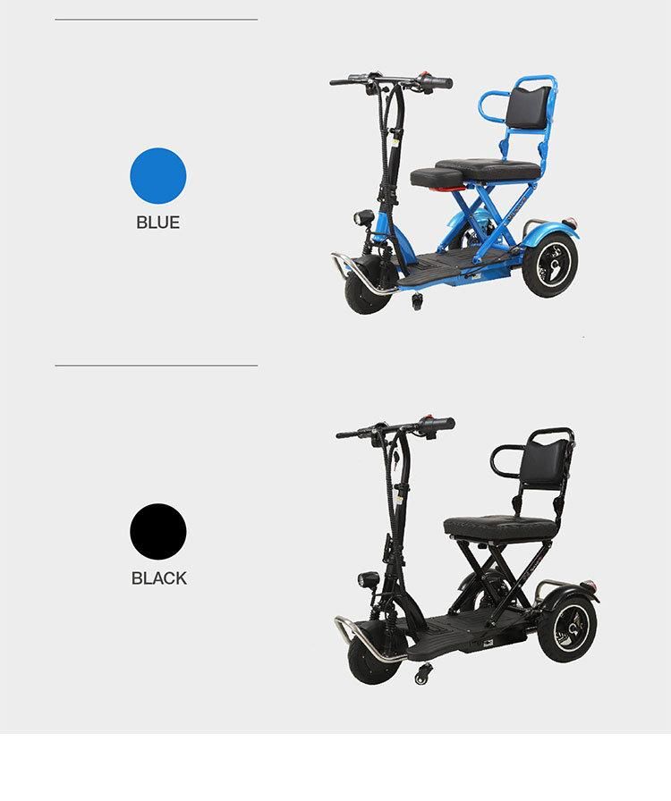 Hot Selling Disabled Scooter Tricycle Motorcycle Electric Mobility Scooter for Disable with Three Wheel Cheap