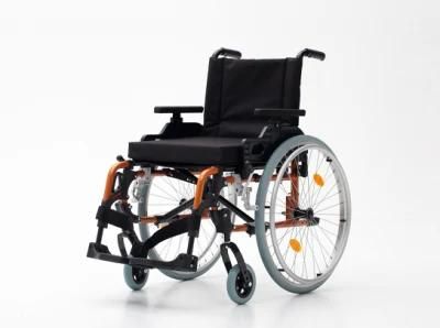Aluminum Lightweight, Folding and Manual Wheelchair (AL-002)