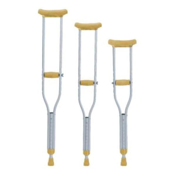 Disabled People Orthopedic Crutch Steel Lightweight Strong Outdoor Safety Stable Adjustable Height Walking Cane Rehabilitation Product