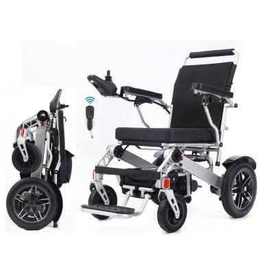 Aluminum Folding Portable Power Wheelchair Light Weight Foldable Electric Wheelchair for Disabled