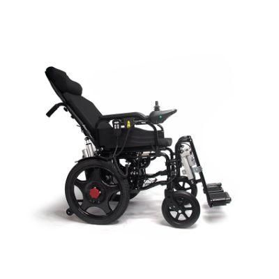 Topmedi Reclining Highback Mobility Cheap Price Steel Power Electric Wheelchair
