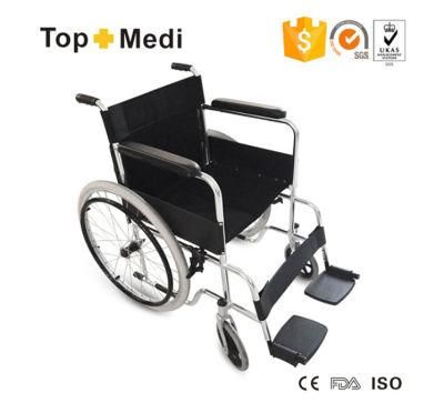 Topmedi Economic Folding Aluminum Lightweight Manual Wheelchair