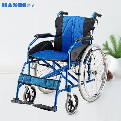Medical Lightweight Folding Head Aid Aluninum Manual Wheelchair