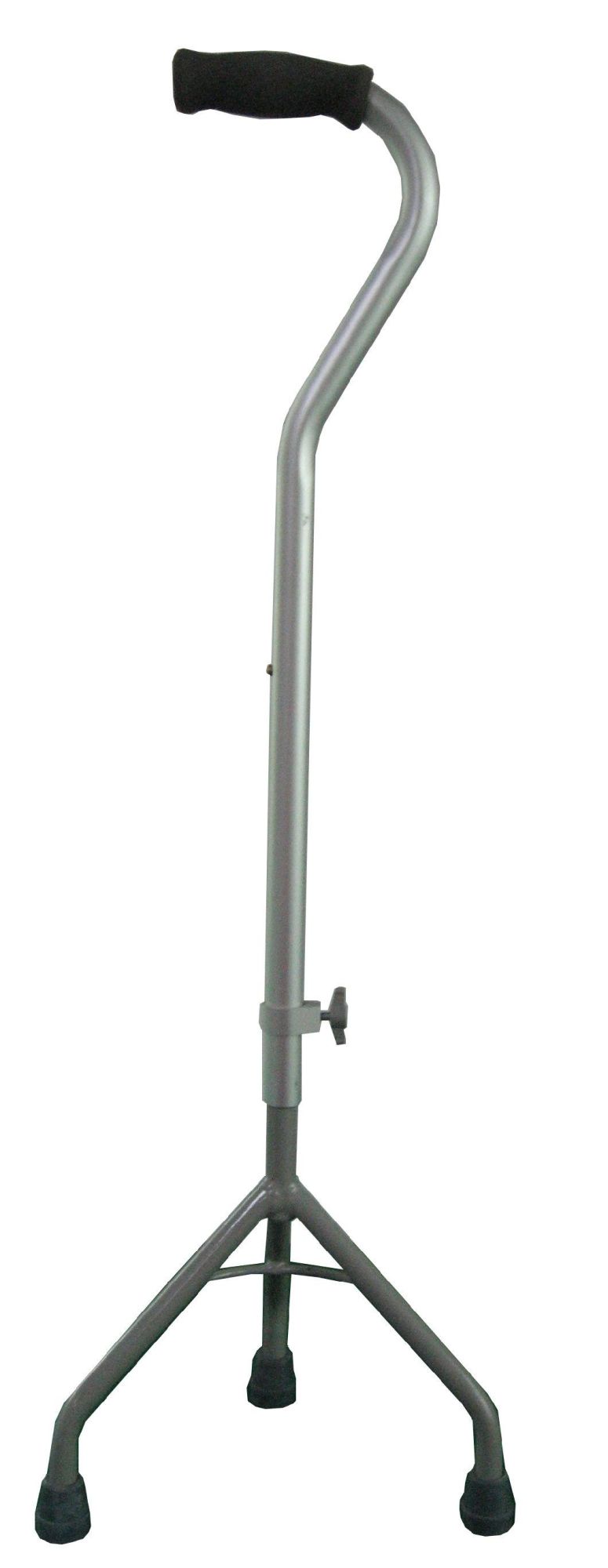 Big Small Base Quad Cane Walking Stick Aids Height Adjustable Aluminium