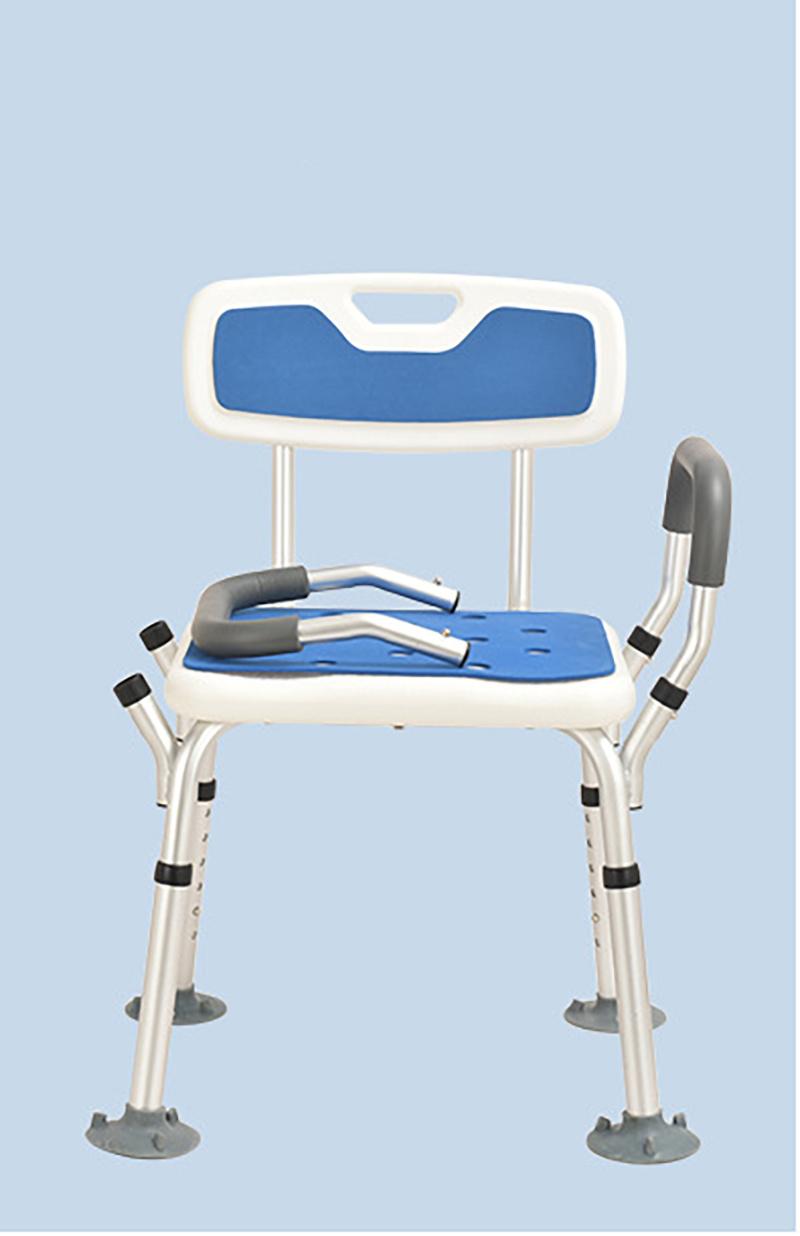 Old Man Shower Chair Antiskid Bathroom Stool for Pregnant Women Adjustable Height