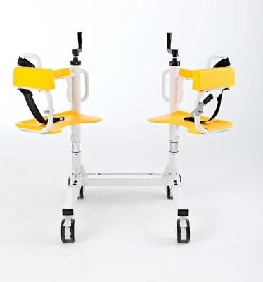 Mn-Ywj001 Multi Functional Patient Lifting Transfer Commode Chair for Elderly