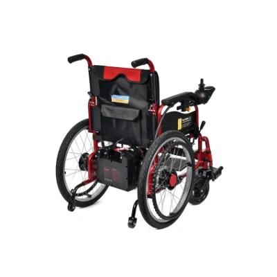 China Wholesale Folding Electric Wheel Chair Medical Products Disabled Wheelchair