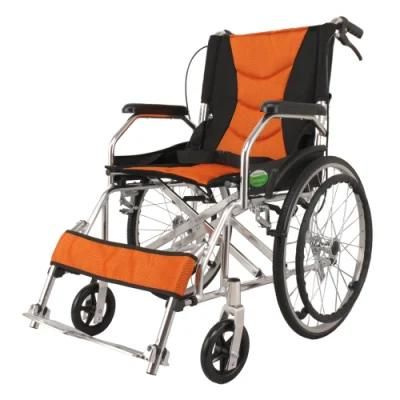 Comfortable Elderly Made in China Manual Hot Selling Aluminum Wheelchair for Disability