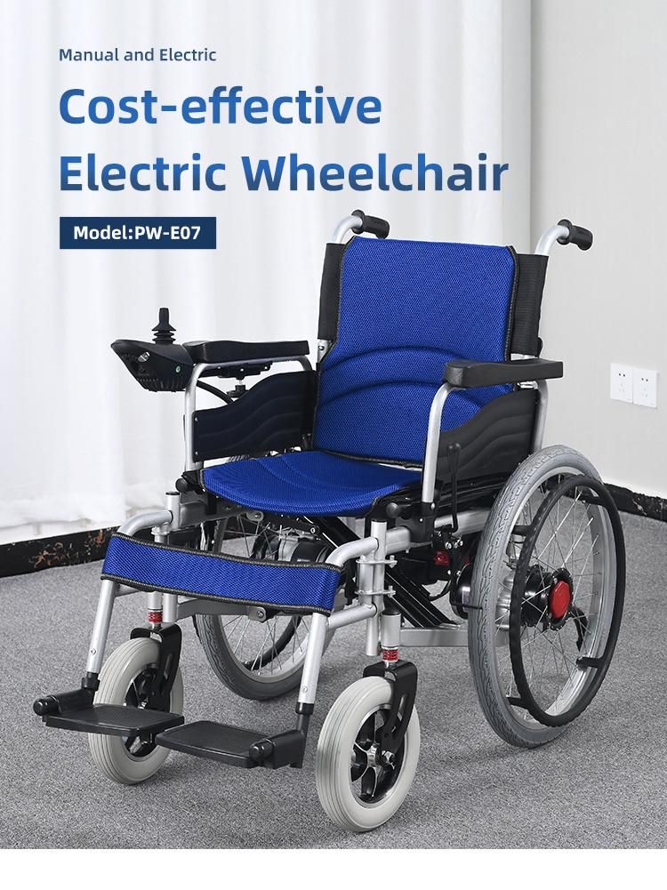 Electric Wheelchair Foldable Wheel Chair Portable for Elderly Care Products