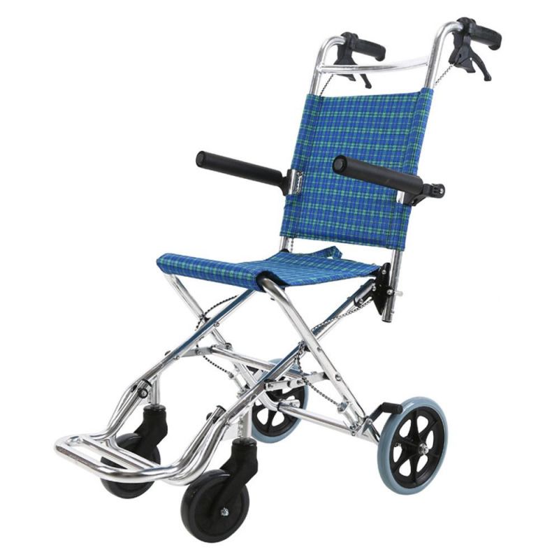 Folding Super Light Old Simple Wheelchair Aluminum Alloy