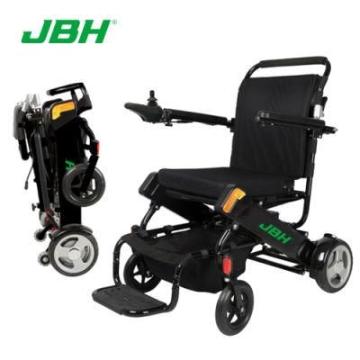 CE Strong Frame, Patented Design, Comfortable Drive, Lightweight Portable Brushless Folding Foldable Electric Power Wheelchair