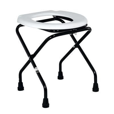 Portable Folding Steel Commode Chair Toilet Chair