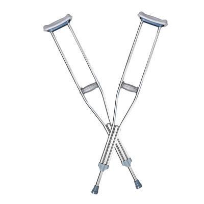 Adjustable Underarm Walking Stick Medical Aluminum Crutches for Patients