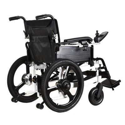 Travel Portable Folding Wheelchair Motor Lightweight Aluminium Electric Wheelchair for Disabled