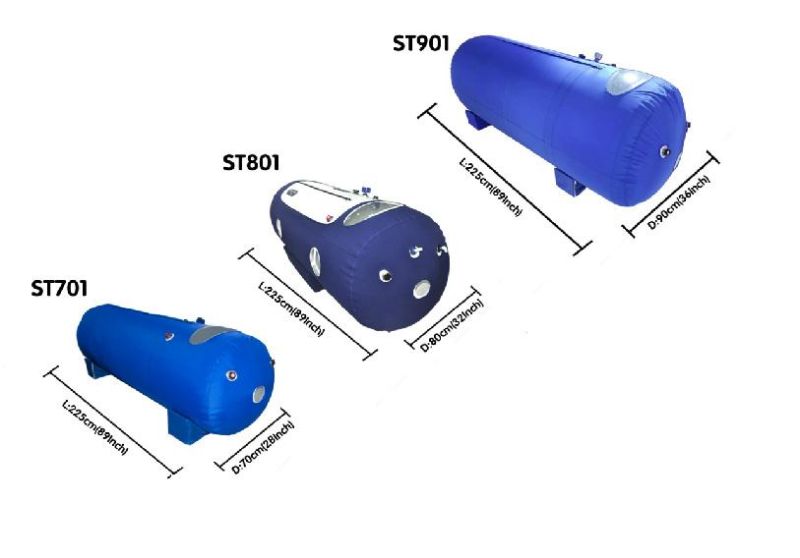 St801 Hyperbaric Oxygen Chamber Soft Chamber Portable Chamber for Sale
