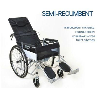Simple Portable Folding Hand Push Adult Disabled Elderly Manual Portable Wheelchair for Sale Price