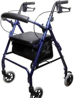 Handicap Disabled Walking Frame Brother Medical Aluminium Rollator Walker Folding