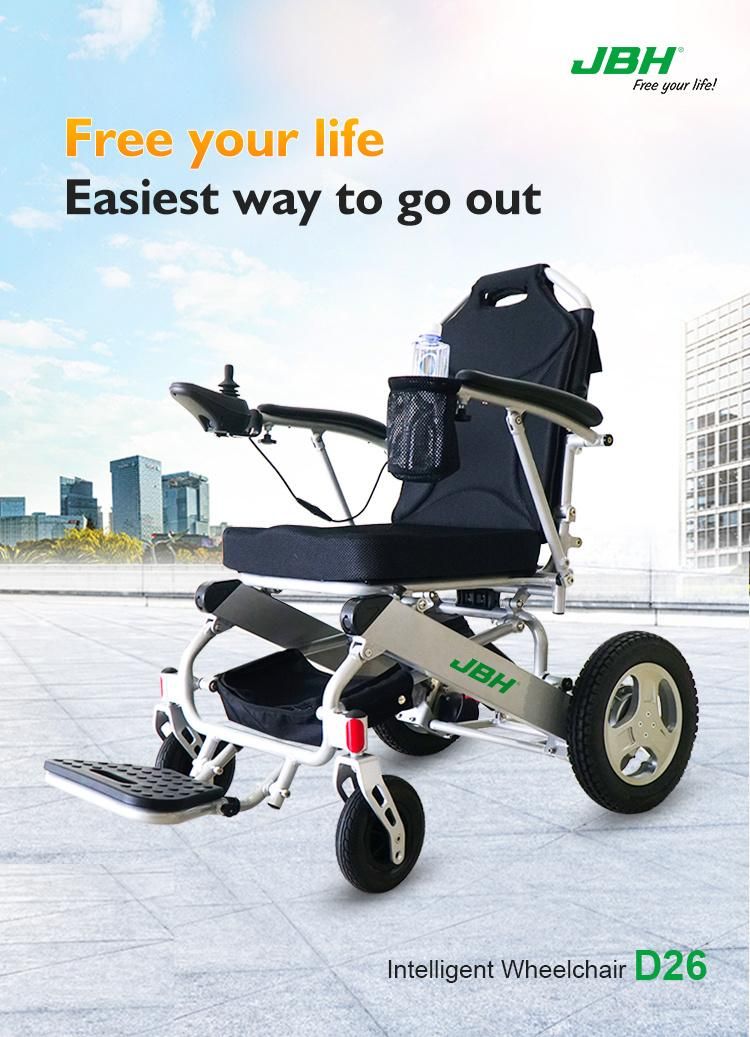 New Arrival High Weight Capacity Power Folding Wheelchair CE Approved