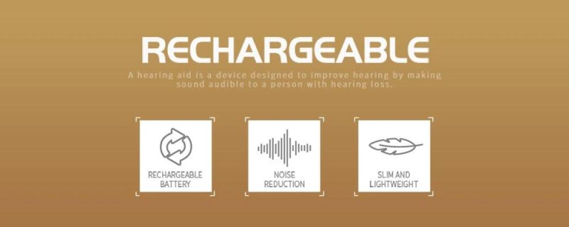 Hearing Aid Price Rechargeable Ear Sound Emplifie Audiphones