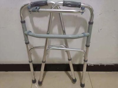 Steel Stand up Aluminum Walker with Wheel (BME811)