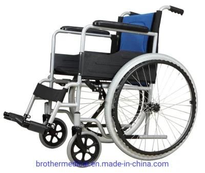 Cheap Price Basic Foldable Manual Steel Wheelchair Philippines