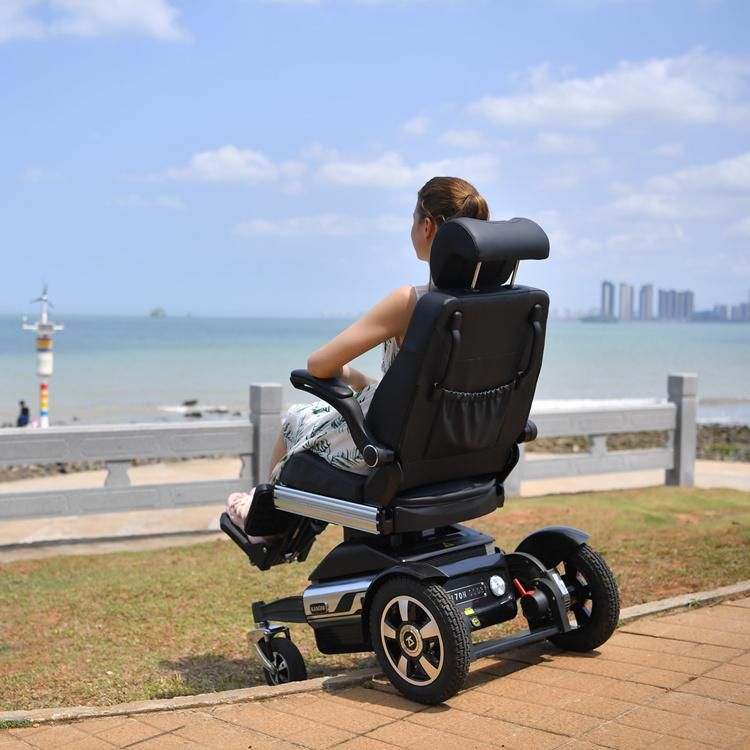 15ah Lithium Battery Lift Seat Folding Electric Wheelchair