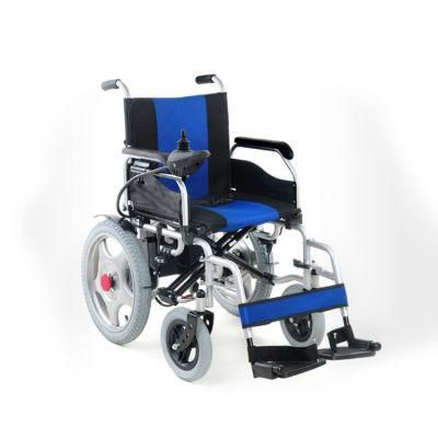 Lightweight Folding Competitive Price Motorized Power Electric Wheelchair for Elderly