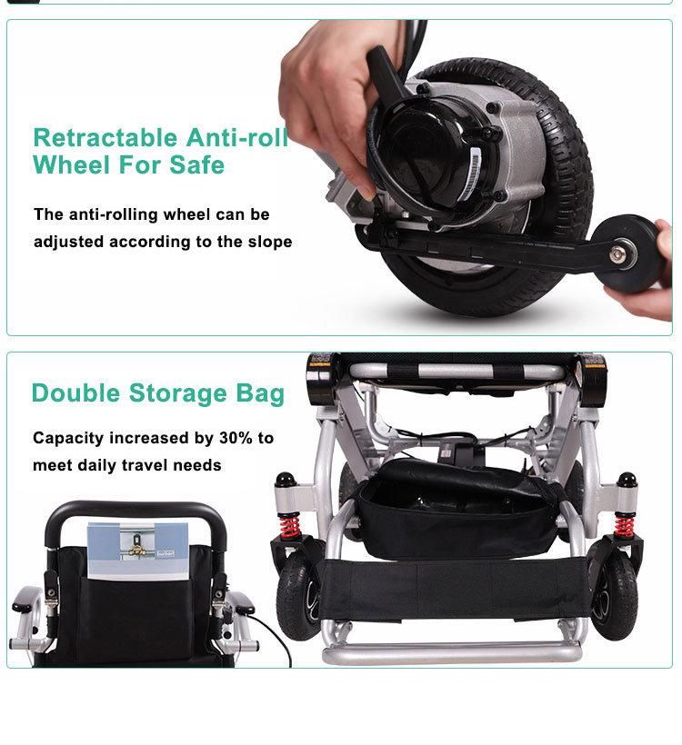 Hot Selling Electronic Wheelchair Lightweight Electric Wheelchair for Disabled People
