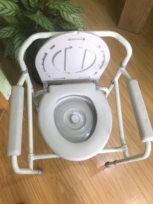 Chrome Wheelchair for Disabled People Shower Commode Chair Hot Sale Bme 668