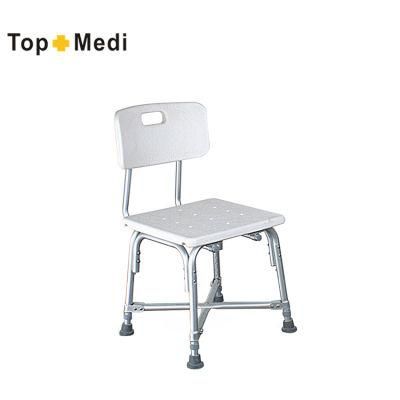 Durable Lightweight Aluminum Adjustable Disabled Bath Seat Shower Chair Shower Bench for The Elderly