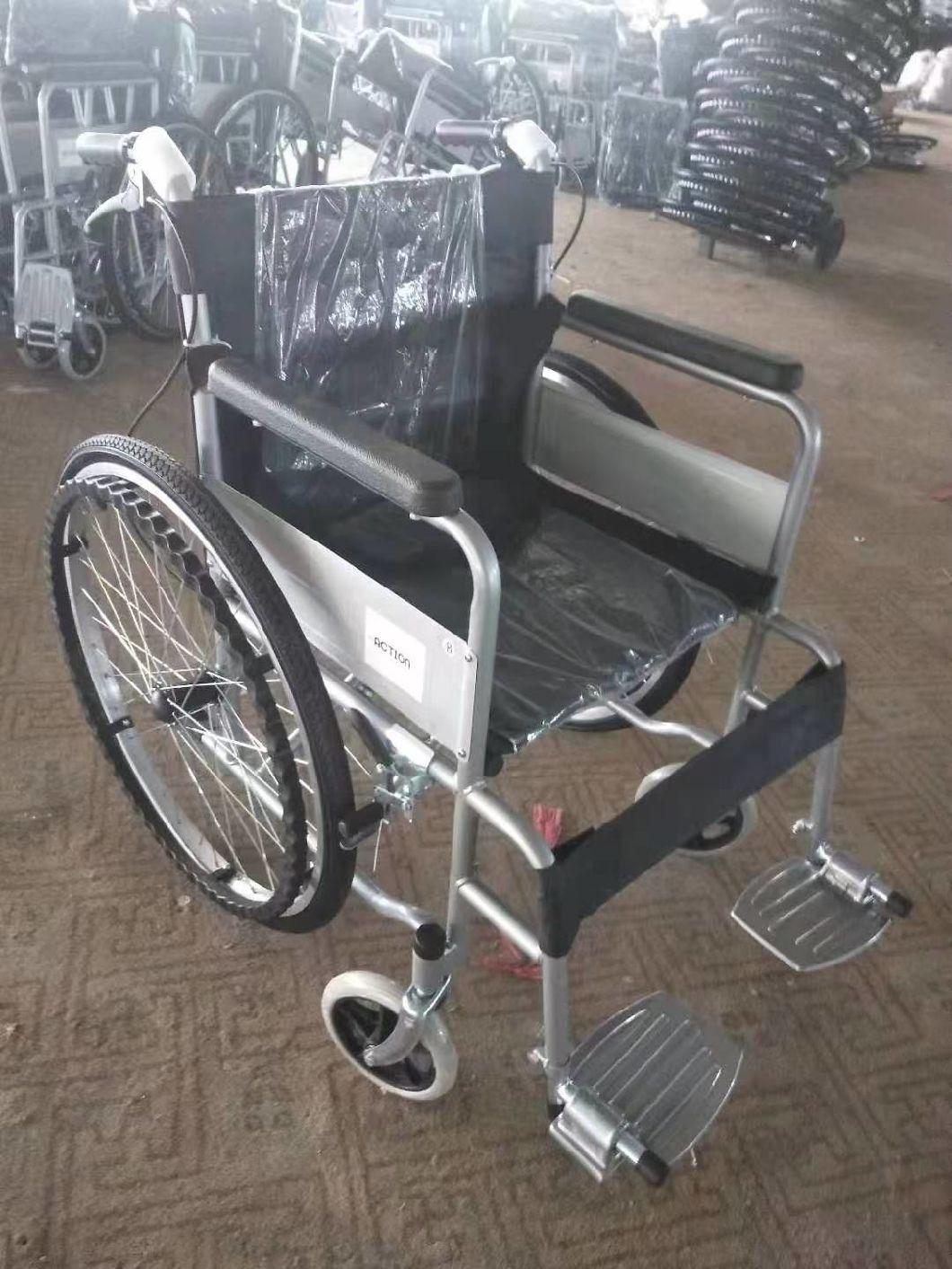 Elderly Wheel Chair for People with Disabilities Cheap Foldable Wheelchair