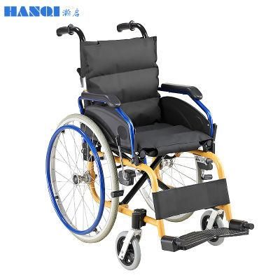 Hanqi Hq907L-36 High Quality Manual Lightweight Fordable Wheelchair for Disable