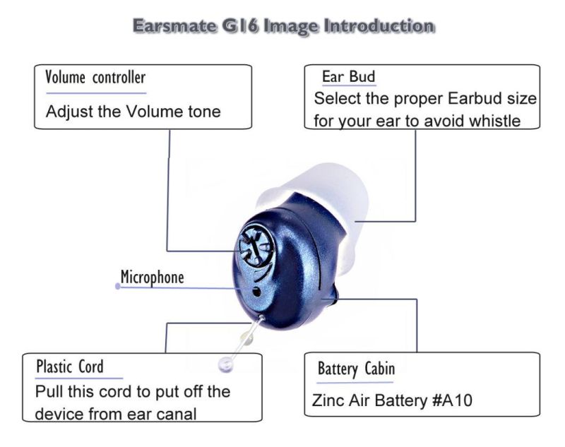 Best Price Earsmate Invisible Hearing Aid Digital Sound Amplifier 2021