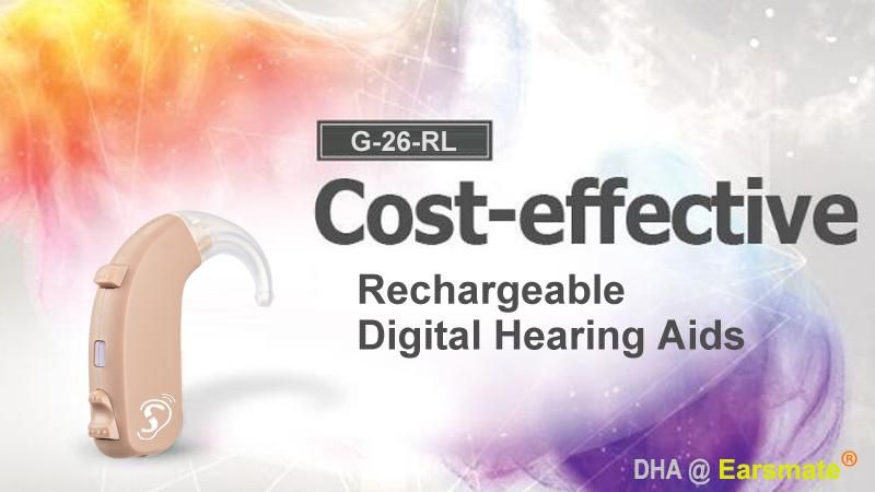 Best Rechargeable Bte Aid OTC Hearing Aid G26 Rl Earsmte Hearing Aids Digital