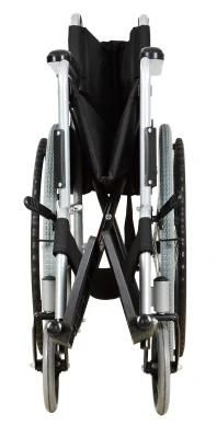 Best Seller Heavy Duty Standard Basic Steel Manual Portable Handicapped Wheel Chair