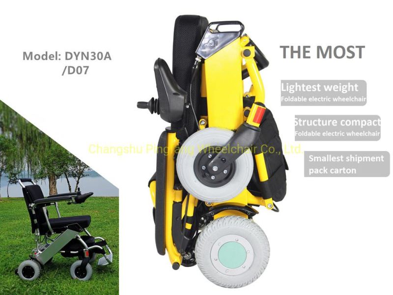 Aluminum Alloy Electromagnetic Brake Folding Power Wheelchair Model Dyn30A Ce, ISO13485