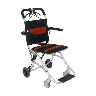 Mn-Ly004 Economical Price Portable Folding Wheelchair Aluminum Manual Wheelchair