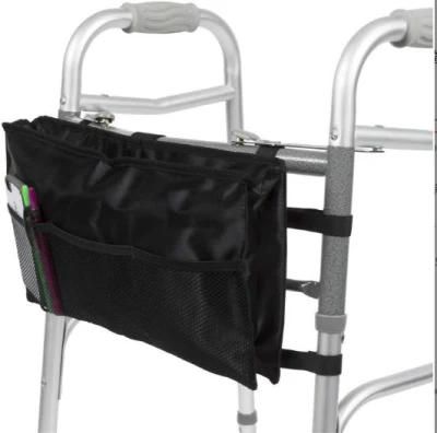 Rehabilitation Chair Hanging Storage Bag in Black and Floral Styles