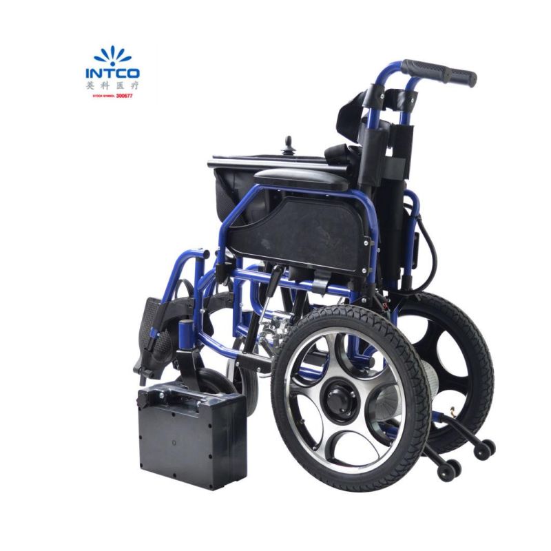 Medical Equipment Economic Mobility Folding Steel Electric Power Wheelchair