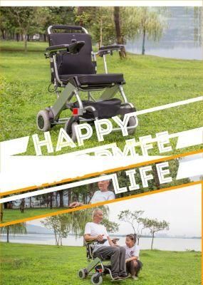 aluminum Alloy Motorized Electromagnetic Brake Wheelchair with Ce, ISO13485