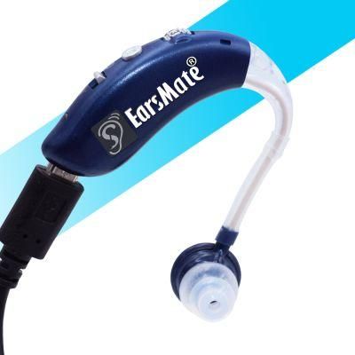 Blue Color Rechargeable Hearing Aid Li Battery 100 Hours by Earsmate 2021