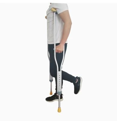 Good Price Adjustable Underarm Walking Stick Medical Aluminum Crutches for Patients