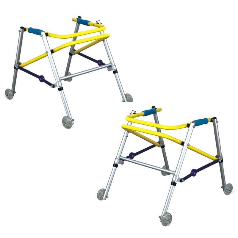 Medical Equipment Aluminum Alloy Rollator Walker / Walking Frame