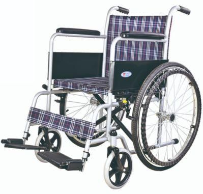 High Quality Handicapped Hospital Folding Manual Lightweight Wheelchair