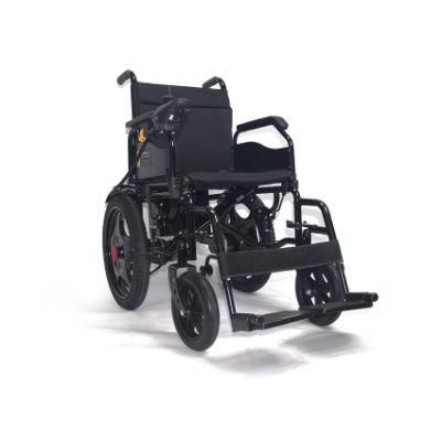 Disabled Motorized Wheel Chair Power Motor Steel Folding Electric Wheelchair