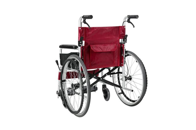 Medical Product Aluminum Alloy Manual Wheelchair for Disabled