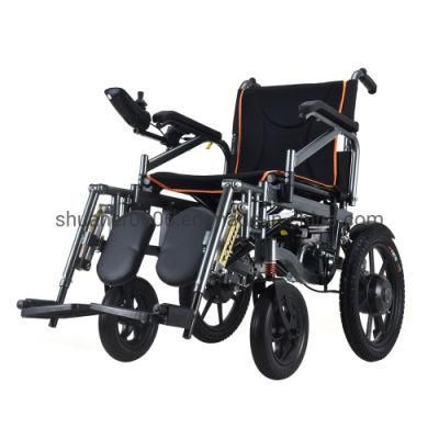 Power Chair Lightweight Wheelchair Folding Power Remote Control Electric Wheelchair