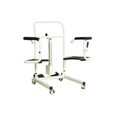 Medical Disabled Electric Lifting Shower Commode Seat Transfer Wheel Chair,